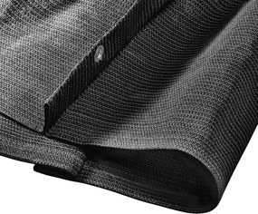 Platinum Harmonica schaduwdoek - B 3,7m L 5,0m - Antraciet