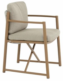 4 Seasons Outdoor Marina tuinstoel amber Tuinstoel   taupe weerbestendig