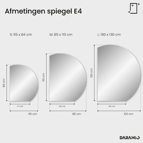 Ronde spiegel met verlichting E4