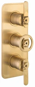 Crosswater Union Douchekraan - 3 handgrepen - hendel - met inbouwdeel - verticaal - messing SW968292 SW385439