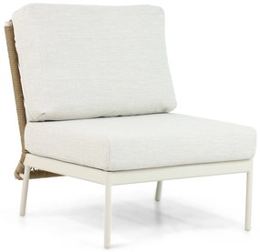 Hoek loungeset 6 personen Aluminium/Wicker Taupe  Coco Bali