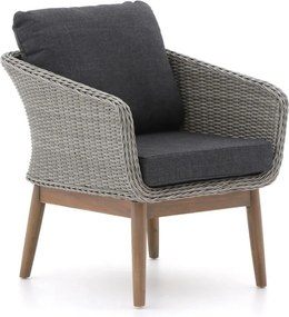 Lounge tuinstoel | Intenso Borgetto | Wicker (vlechtwerk) | Grijs | Kees Smit Tuinmeubelen