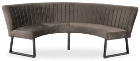 Eetkamerbank - Rondo - geschikt voor tafel 130 cm - stof Element grijs 05