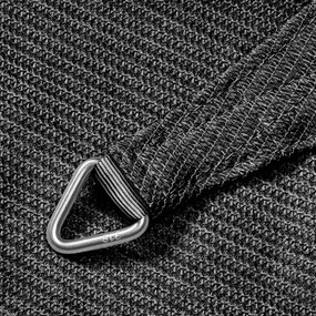 Platinum Coolfit schaduwdoek driehoek 90° - 5.0x5.0x7.1m - Antraciet