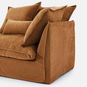 Longchair links mêlee polyester, Odna
