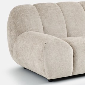 4-zits bank van dik fluweel Nuria