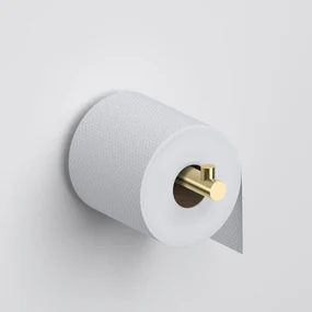 Clou Kaldur toiletrolhouder recht goud geborsteld