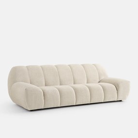 Bank, 4-zit, in vintage ribfluweel, Nuria