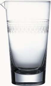 Mondgeblazen kristallen mengglas Ovals