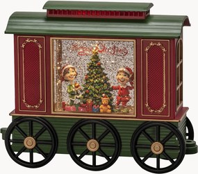 LED kerstdecoratie Wagon met timerfunctie