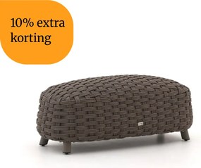 + 10% kassakorting | Voetenbank tuin | Manifesto  Pergine | Rope (touw) | Taupe/Bruin | 110x30cm | Kees Smit Tuinmeubelen