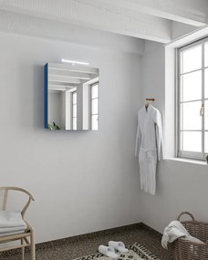 Mondiaz Cubb spiegelkast 50x70x16cm kleur jeans met 1 deur