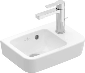 Villeroy & Boch O.Novo Fontein Zonder Overloop Bak Links Met Kraangat Rechts 36x25x14,5 cm Wit