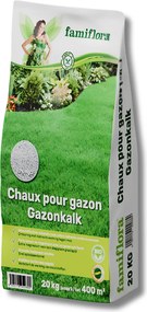 Famiflora Gazonkalk - Groenkalk met 10% magnesium - 20 kg tot 400 m²