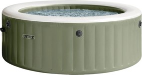 Intex PureSpa Bubble Massage - Opblaasbare Spa - 4 personen - Olive Green