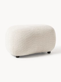 Voetenbank Alba van teddy-bouclé