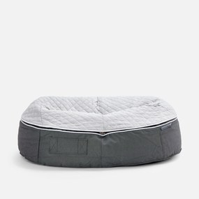 Hondenbed Indoor/Outdoor Thermoquilt Silver - Large