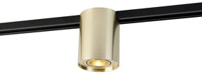 Moderne 1-fase railSpot / Opbouwspot / Plafondspot goud - Iconic Rondoo Up Modern GU10 Binnenverlichting Lamp