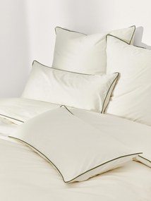 Perkal katoenen dekbedovertrek Daria met bies