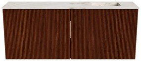 Mondiaz Joya DLux 100cm toiletmeubel ruby met wastafel faye rechts zonder kraangat frappe