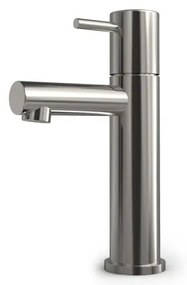Hotbath Buddy Fonteinkraan - L uitloop 8.5cm - opbouw - geborsteld nikkel E001GN