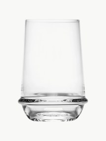 Mondgeblazen waterglazen Dune, 4-delig