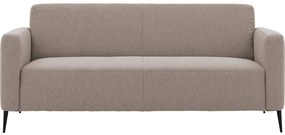 Goossens  Key West grijs, stof, 3-zits, modern design