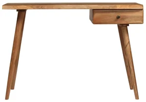 vidaXL Schrijftafel 110x50x76 cm massief acaciahout
