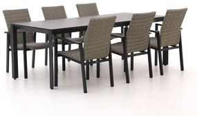 Manifesto Villongo/Sestino 220cm dining tuinset 7-delig stapelbaar