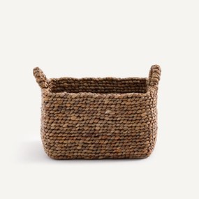 Gevlochten mand van waterhyacint, klein model, RAGA