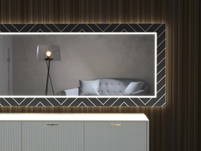 LED spiegel met decor D12