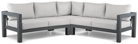 Hoek loungeset 5 personen Aluminium Grijs  Lifestyle Garden Furniture Luca