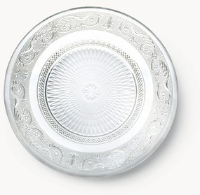 Glazen dinerborden Imperial met gestructureerde oppervlak, 6 stuks