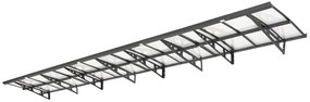 Deurluifel Kassel 100 x 600 cm CoverTech antraciet