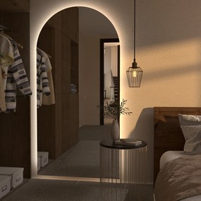 Boogspiegel met LED-verlichting G9