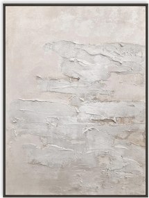Handbeschilderde ingelijste canvasdoek Sand Wall