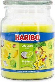 Haribo geurkaars - Coconut Lime - groot