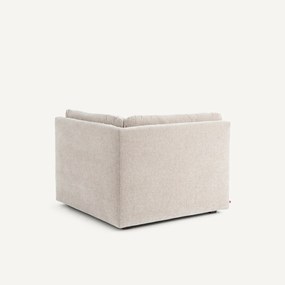 Modulaire 90° hoek in chenille fluweel, GIULIANO