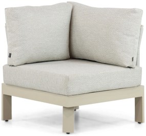 Hoek loungeset 6 personen Aluminium Taupe  Lifestyle Garden Furniture Lorenzo