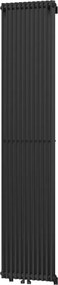 Mexen Kansas decoratieve radiator 1800 x 420 mm, 1242 W, zwart - W204-1800-420-00-70