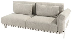 4 Seasons Outdoor Paloma hoek loungebank met eiland en Volta tafels * Sale *      beige weerbestendig