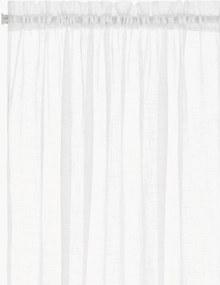 Transparante gordijnen met linnenlook en tunnelzoom Lara, 2-delig, B 134 cm