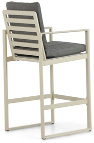 Barstoel Aluminium Taupe-naturel-bruin Lifestyle Garden Furniture Nuno