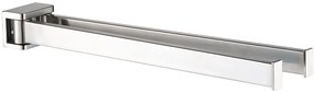 Plieger Altea 2 armige handdoekhouder 36 cm geborsteld chroom