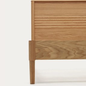 Kave Home Lenon Bedframe 90x200 Massief Eiken Hout