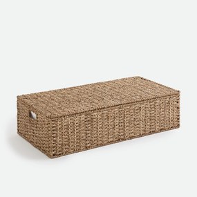 Opbergkoffer voor onder bed, zeegras, JUBO
