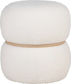 Milford Poef Teddy - White