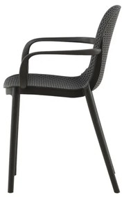 Jörn Eetkamerstoel - Annika - Zwart - Kunststof - Jörn