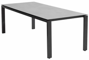 Goa dining tuintafel 220x95xH75 cm HPL lichtgrijs aluminium 4 Seasons Outdoor