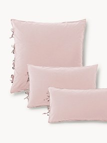 Gewassen katoenen perkal kussensloop Leonie